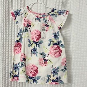 NWT GAP Linen Dress with flutter sleeves